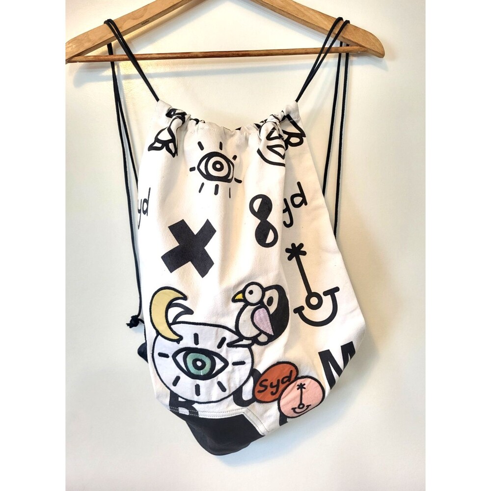 Graphic SYD Photo/Genics Merch Unisex Streetwear Drawstring Backpack Tote Bag